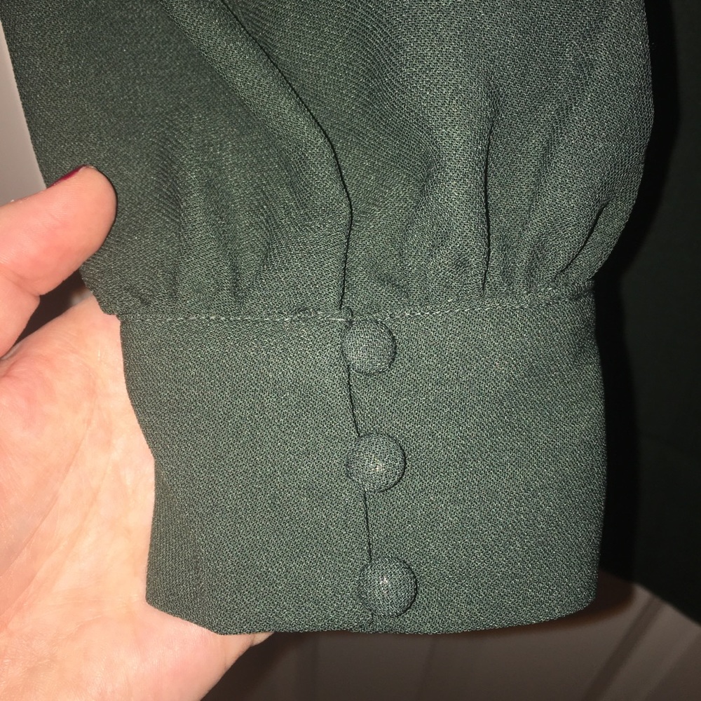 FOREST GREEN DRESS - Picture 3 of 5